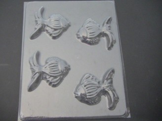 1704 Fantail Fish Chocolate Candy Mold